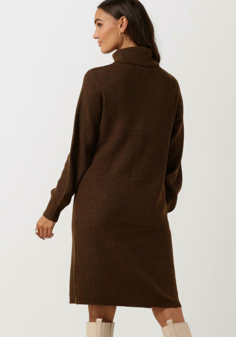 braune object minikleid malena l/s rollneck dress YN7672