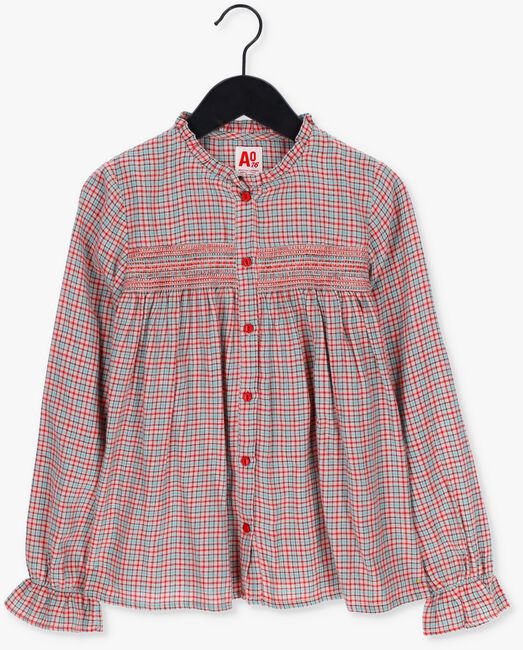 Rote AO76 Bluse INUIT RED CHECK SHIRT - large