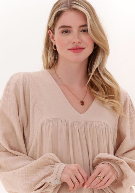 Beige BY-BAR Maxikleid ROSA DOPPIA DRESS - large