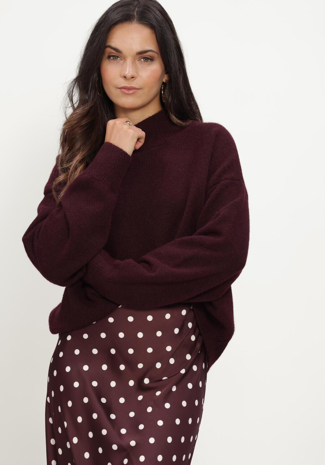 Bordeaux NOTRE-V Pullover NV-IGA - large