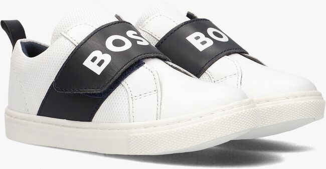 Weiße BOSS KIDS Sneaker low BASKETS J50870 - large