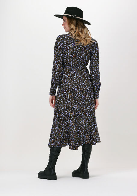 Schwarze Y.A.S. Midikleid YASMELLO LS MIDI WRAP DRESS S. - large