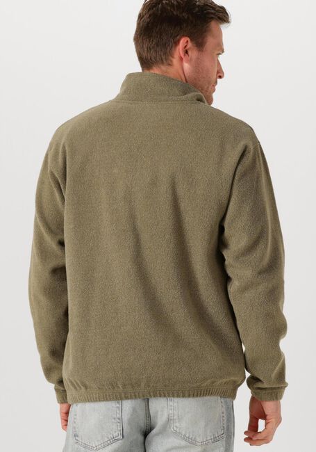 Olive FORÉT Sweatshirt ELM HALF ZIP SWEATSHIRT - large
