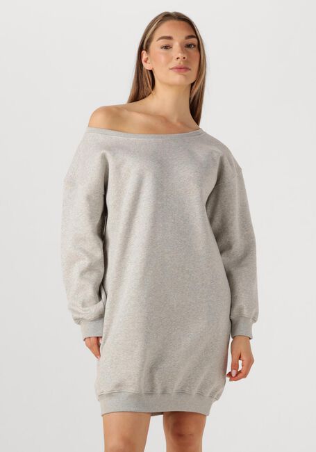 Hellgrau ANOTHER LABEL Midikleid LIVY SWEAT DRESS - large