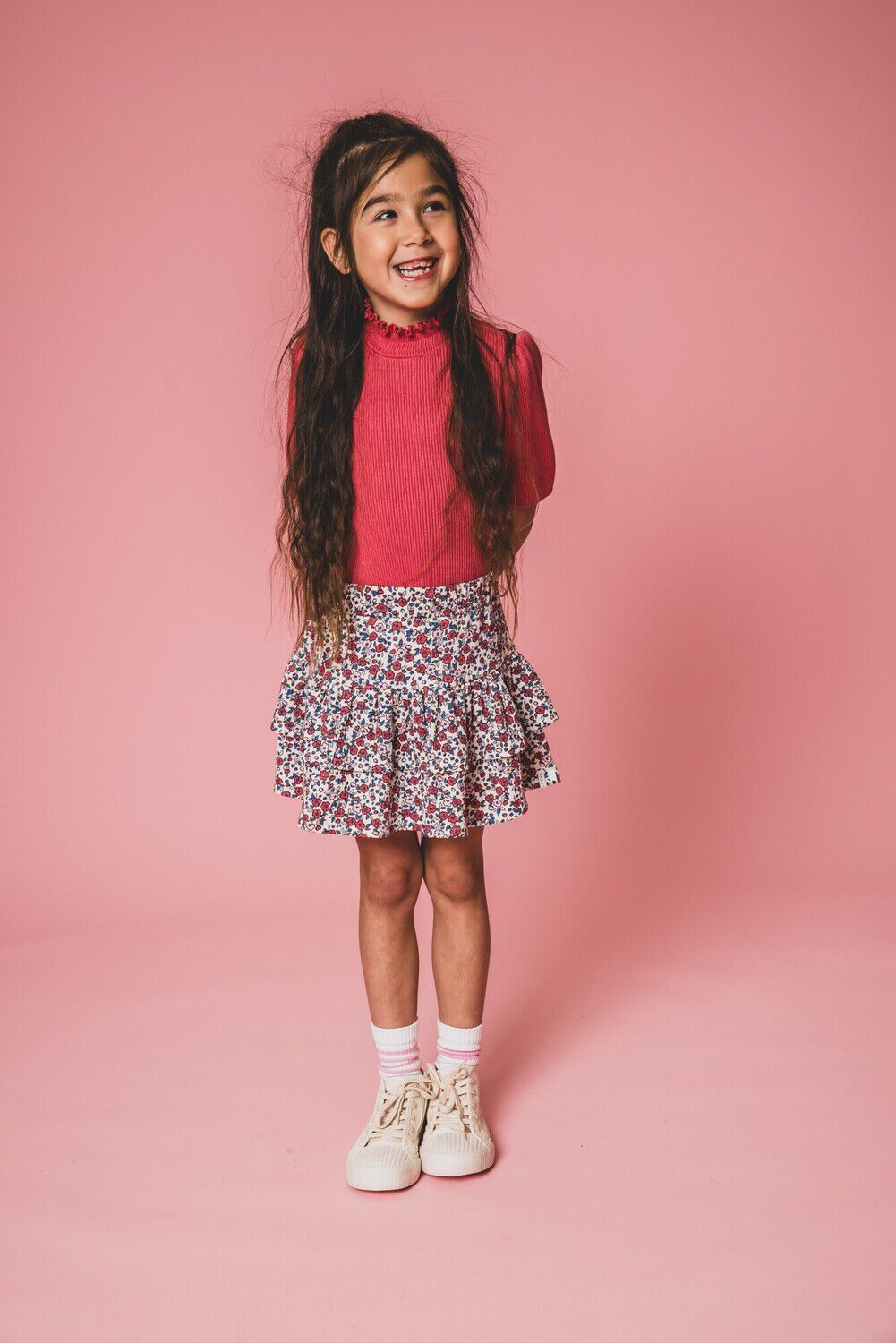 Mehrfarbige/Bunte LOOXS Little Minirock 2501-7707 - large