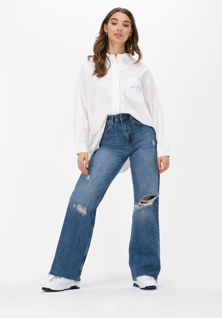 Nicht-gerade weiss COLOURFUL REBEL Blusen VICKY REBELLE DROPPED SHOULDER BLOUSE - large