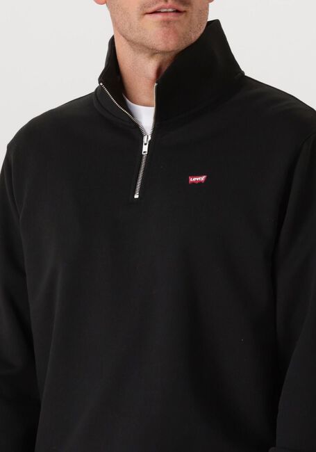 Schwarze LEVI'S Pullover ORIGINAL HM 1/4 ZIP - large