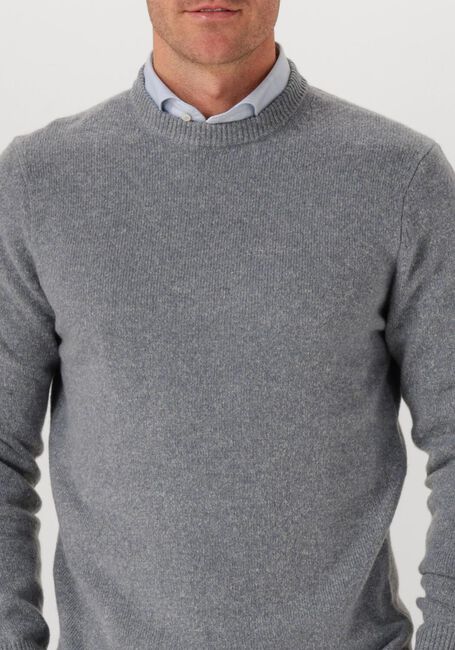 Graue PROFUOMO Pullover PULLOVER CREW NECK WOOLBLEND - large
