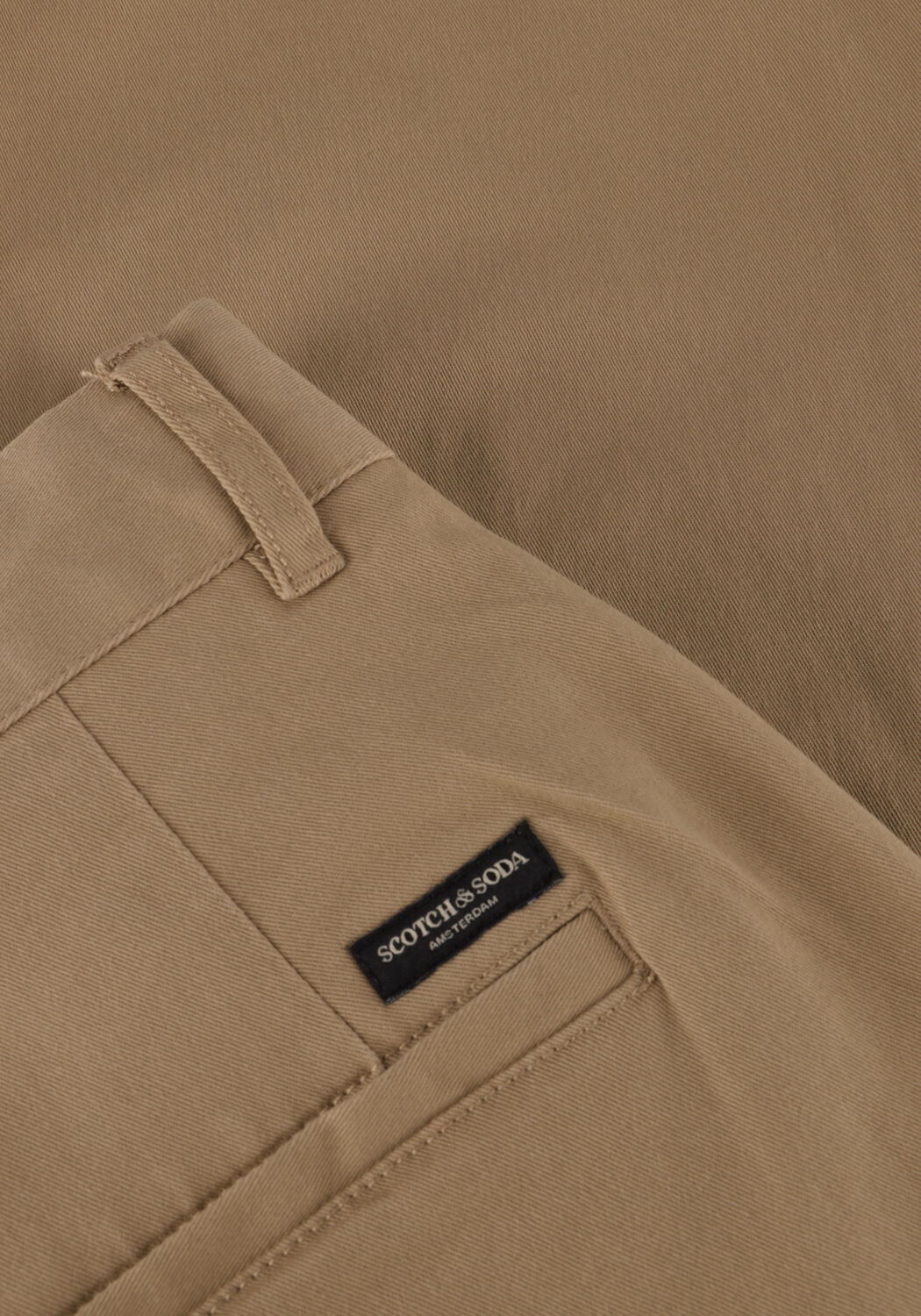 Sand SCOTCH & SODA Chino STUART STRETCH COTTON CHINO - large