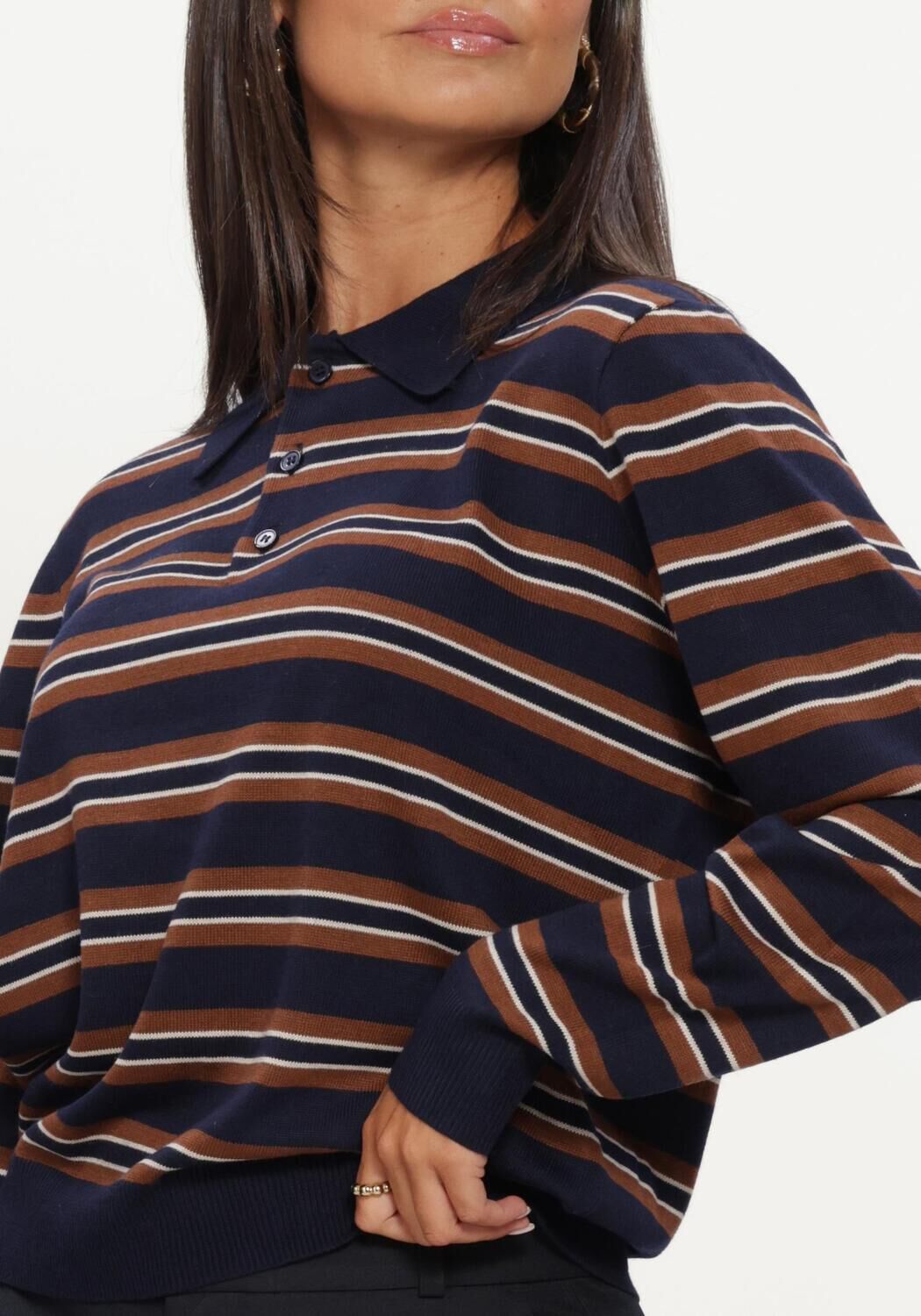 Dunkelblau NOTRE-V Polo-Shirt NV-ISKA - large