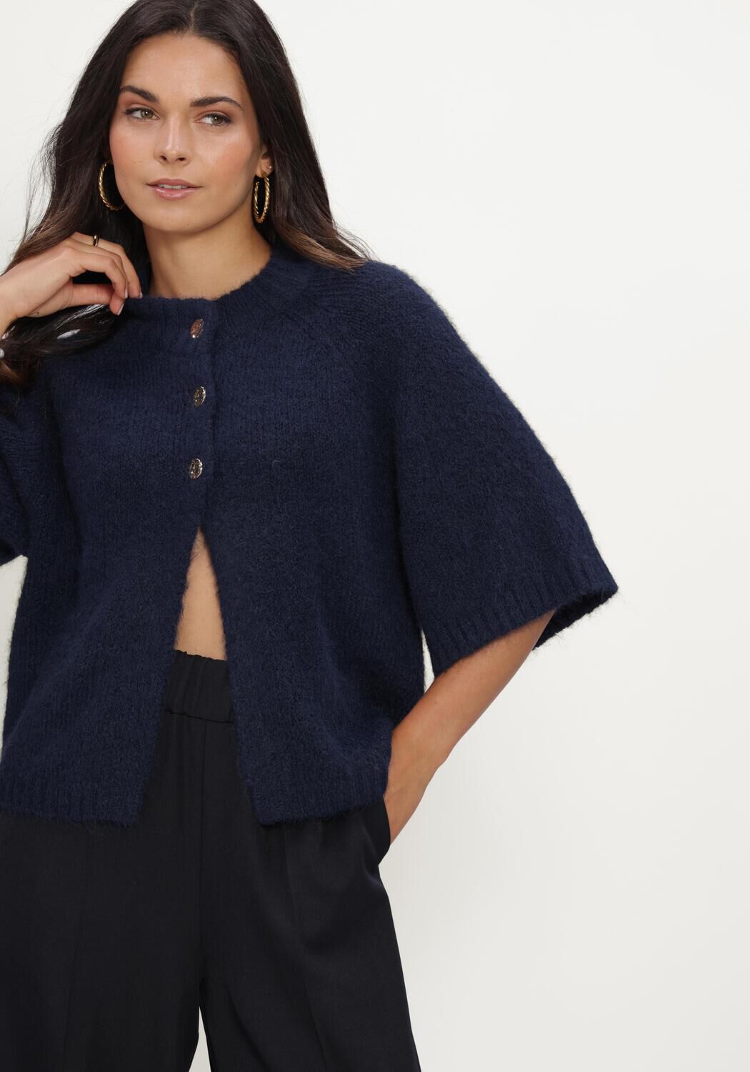 Dunkelblau NOTRE-V Pullover NV-IMARA - large