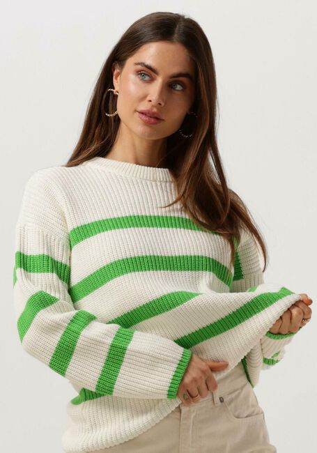 Weiße SELECTED FEMME Pullover SLFBLOOMIE LS KNIT O-NECK B - large