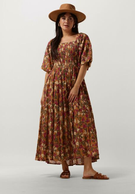Beige LOUIZON Maxikleid BYOUTI - large