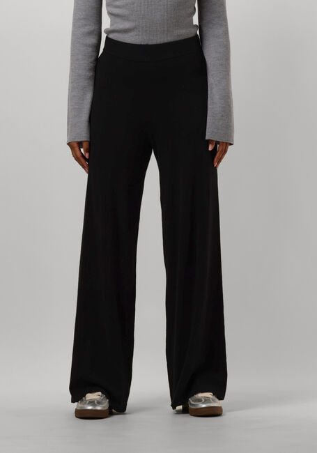Schwarze MY ESSENTIAL WARDROBE Weite Hose EMMAMW KNIT PANT - large