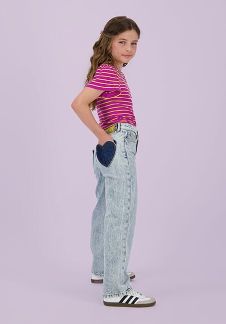 Hellblau VINGINO Straight leg jeans CATO HEART Hellblau VINGINO Straight leg jeans CATO HEART - large