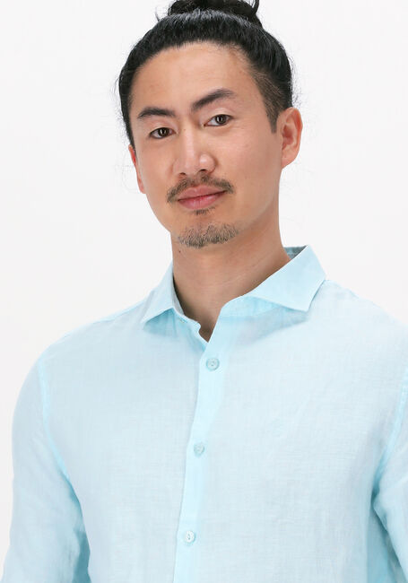 Blaue DSTREZZED Casual-Oberhemd JAGGER SHIRT LINEN - large