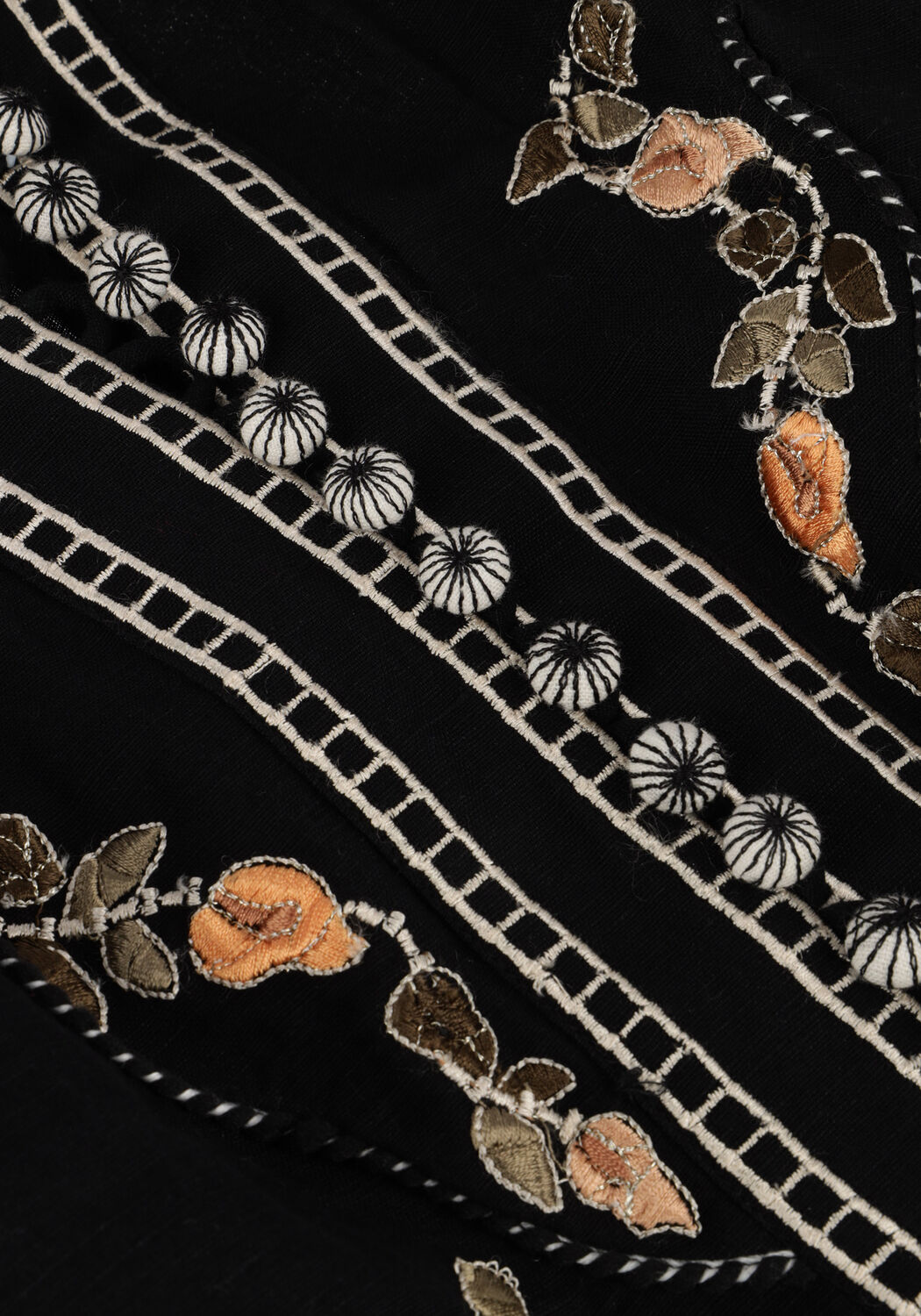 Schwarze SCARLETT POPPIES Minikleid FIUCCI SHORT DRESS - large