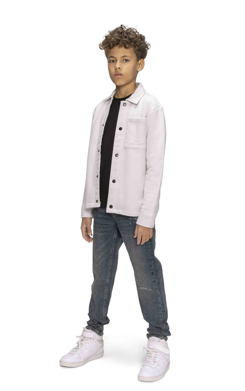 Wei&szlig;e RETOUR Overshirt MATZ - large