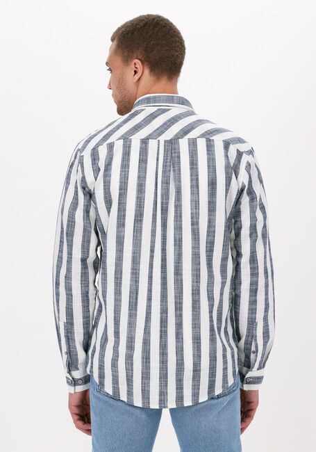 Blaue ANERKJENDT Casual-Oberhemd AKKONRAD STRIPED SHIRT - large