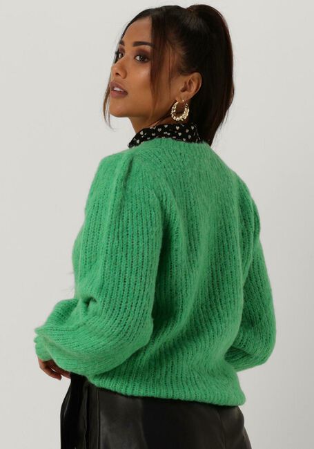 Grüne NEO NOIR Pullover MARTINA FLUFFY KNIT BLOUSE - large