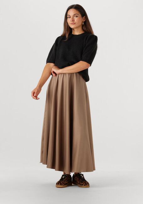 Taupe Y.A.S. Maxirock YASPELLA HW VOLUME ANKLE SKIRT - large