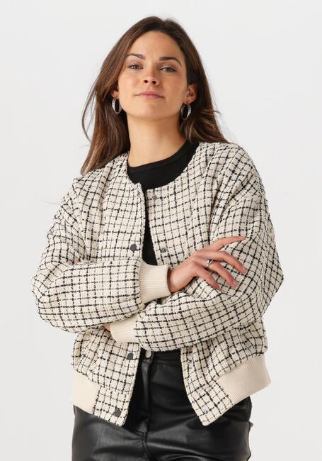 Ecru WITHBLACK Jack WBLMAIA BOUCLE JACKET - large