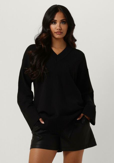 Schwarze MSCH COPENHAGEN Pullover MSCHODANNA RACHELLE V PULLOVER - large
