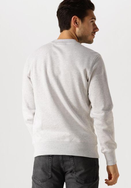 Graue CALVIN KLEIN Pullover CHENILLE MONOLOGO CREW NECK - large