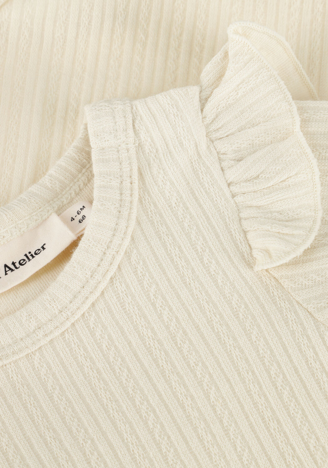 Creme LIL' ATELIER Strampler NBFFLEURA SS SLIM BODY LIL - large