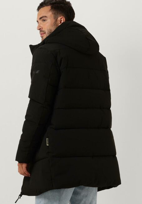 Schwarze WOODBIRD Wattierte Jack WBJOSEPH TECH LONG JACKET - large