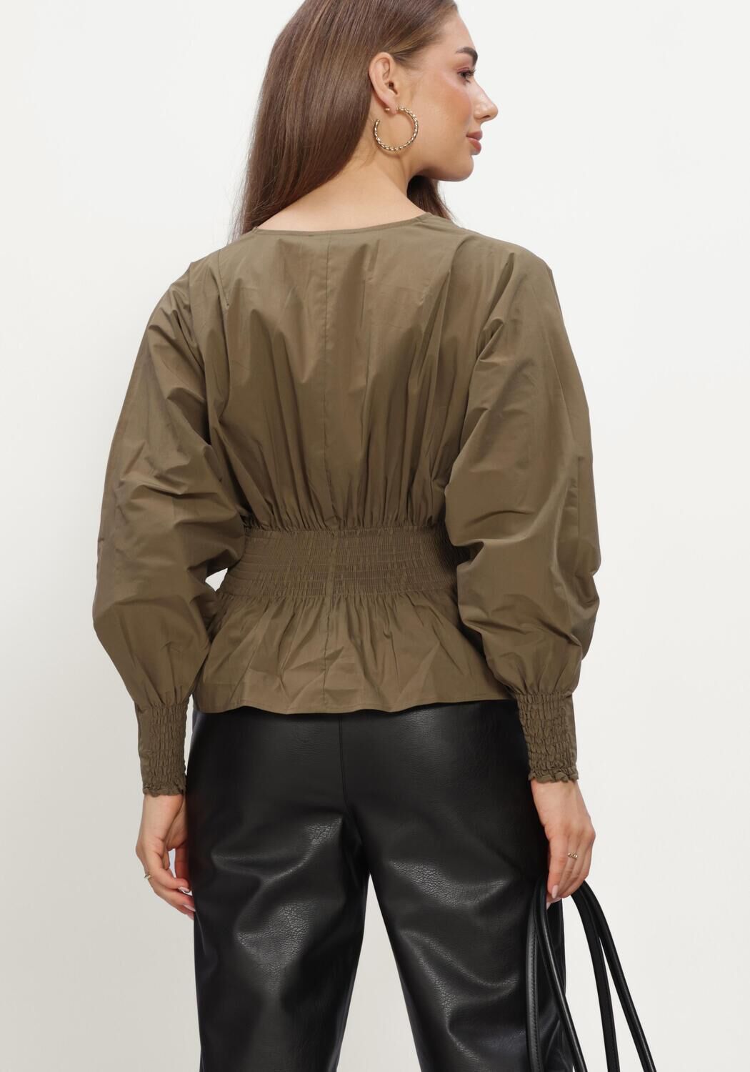 Khaki NOTRE-V Blusen NV-ISEL - large