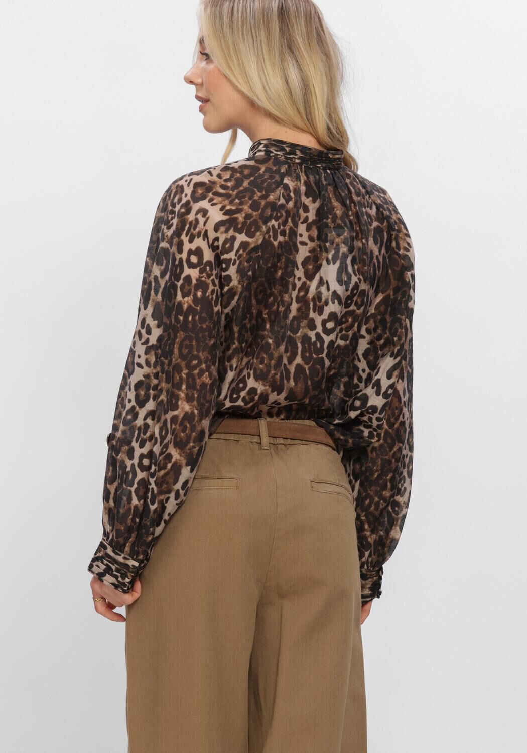 Mehrfarbige/Bunte WITHBLACK Blusen WBLELVIRA LS BLOUSE - large
