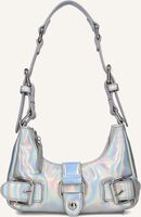 Silberne NÚNOO Umhängetasche PALMA RECYCLED COOL - medium