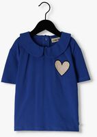 Dunkelblau CARLIJNQ T-shirt SUNNIES - COLLAR T-SHIRT WT EMBROIDERY - medium