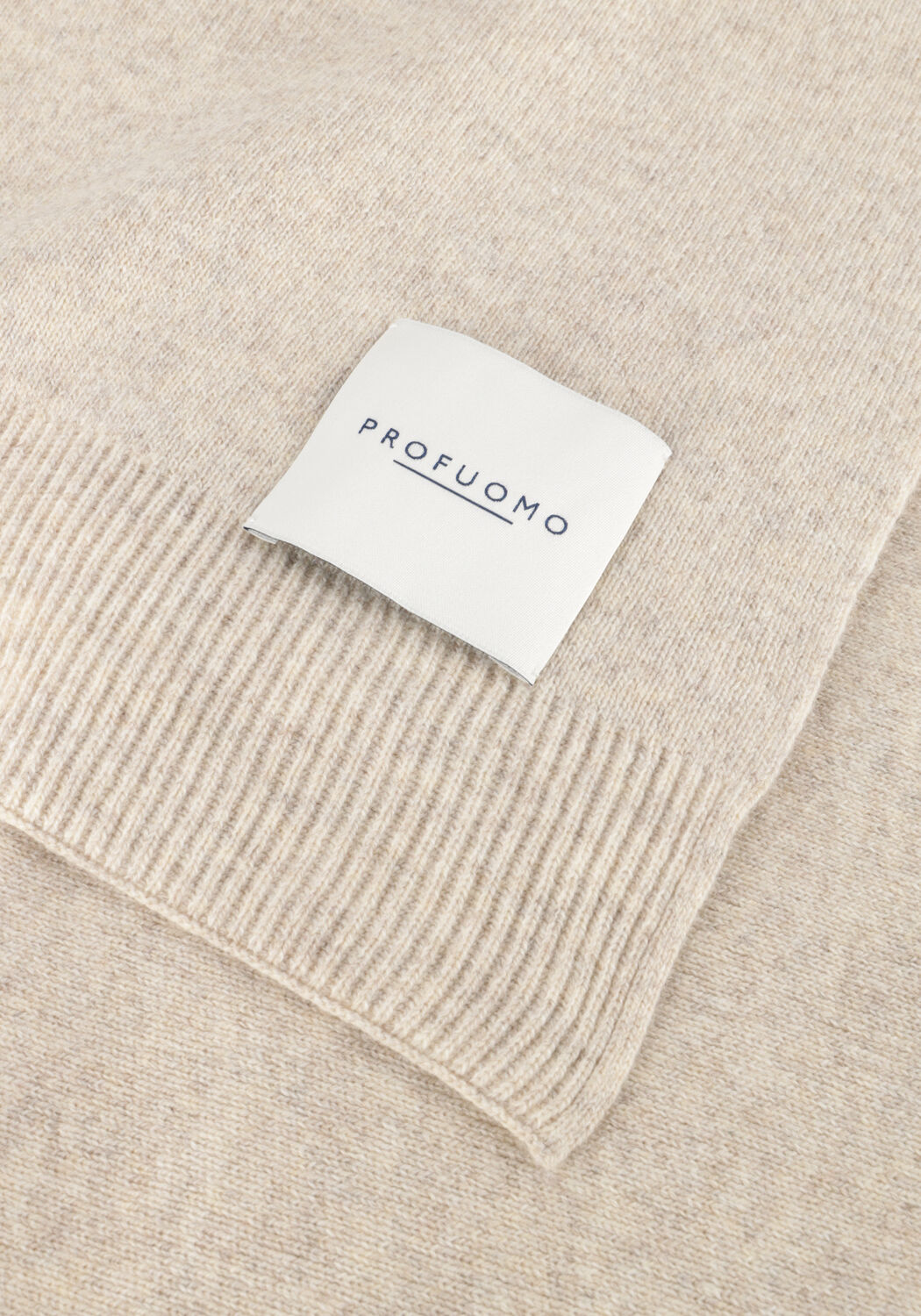 Beige PROFUOMO Schal SCARF WOOL - large