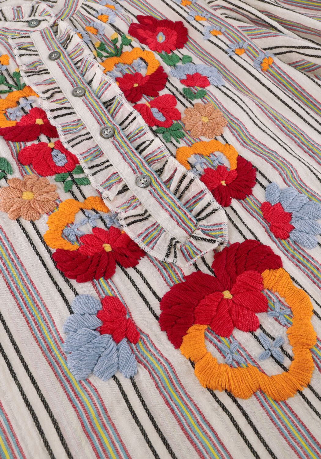 Mehrfarbige/Bunte ANTIK BATIK Blusen JULIETTE BLOUSE - large