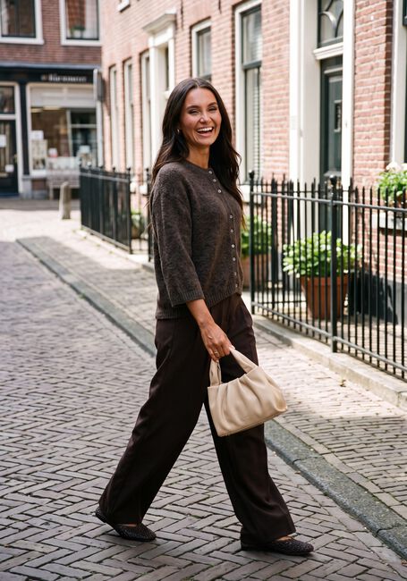 Braune MODSTR&Ouml;M Pullover & Cardigans BAILORMD CARDIGAN - large