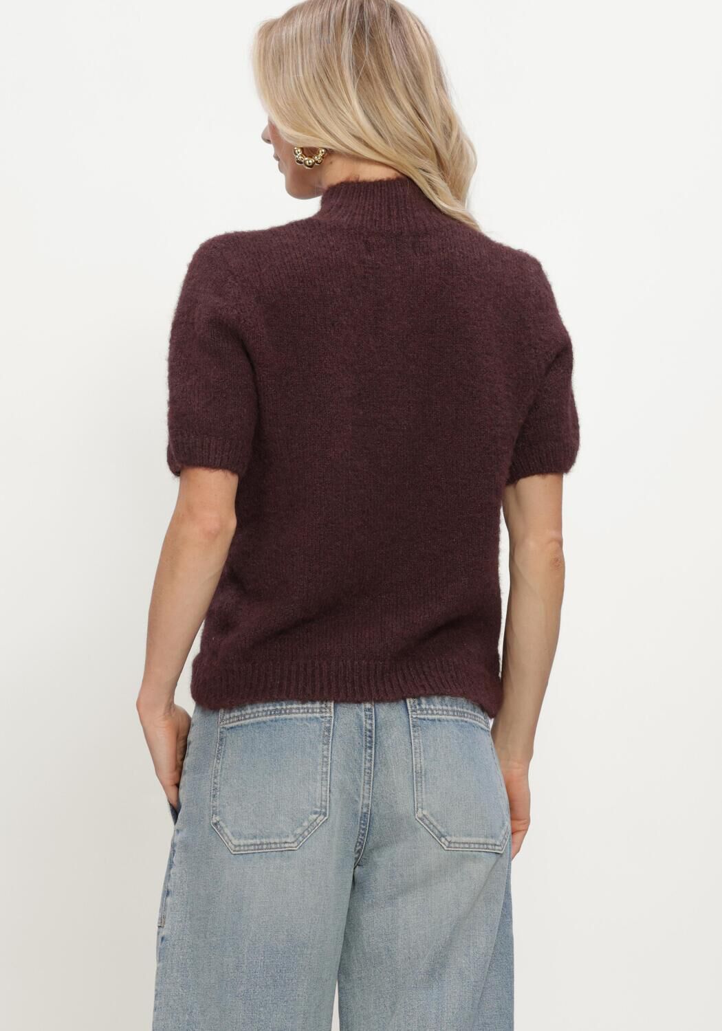 Bordeaux CIRCLE OF TRUST Pullover CARA KNIT - large