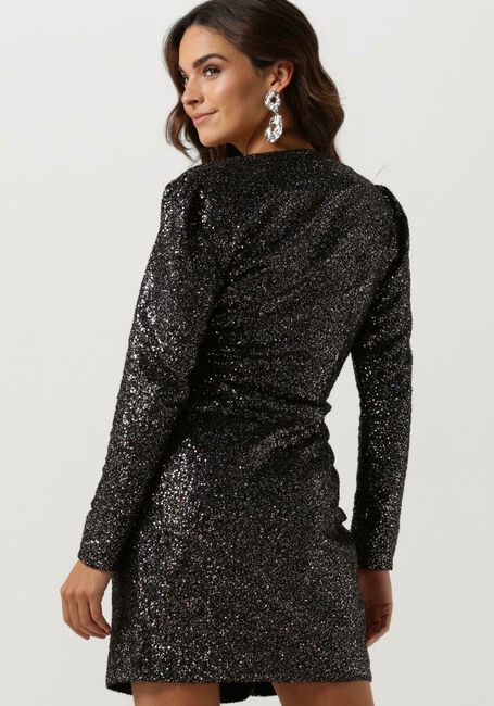 Silberne SCOTCH & SODA Minikleid MINI DRESS IN MIXED SEQUINS - large