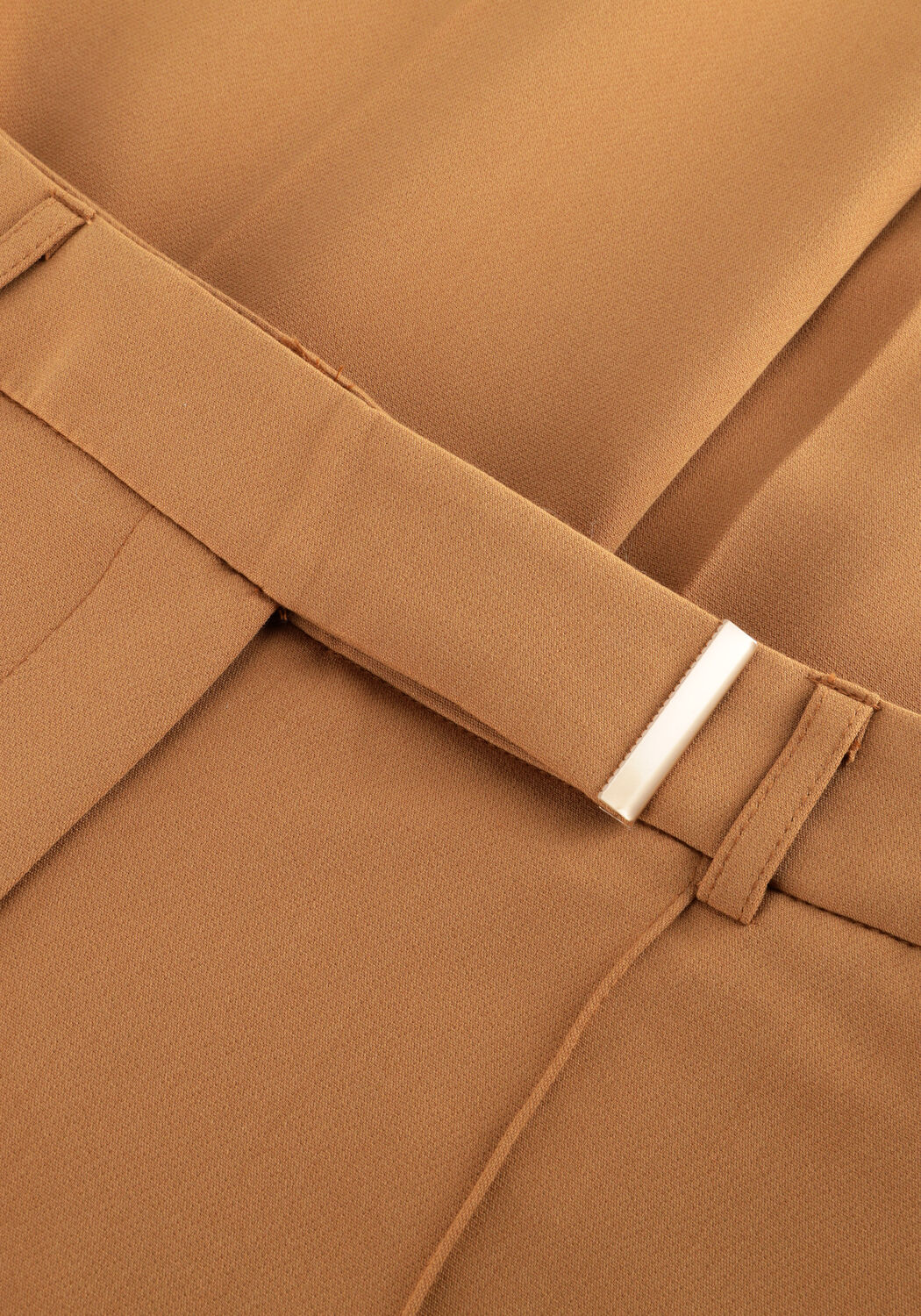 Camelfarbene AAIKO Schlaghose CHANTELLE R PES 345 - large