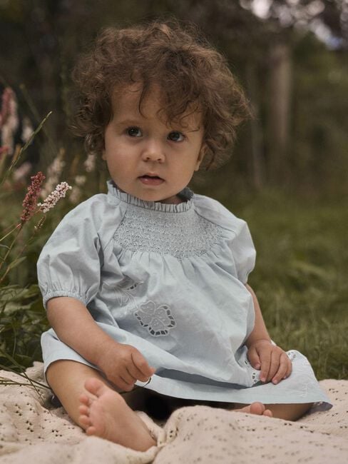 Graue LIL' ATELIER Kleider NBFFAUSTINE SS LOOSE BODY DRESS LIL - large