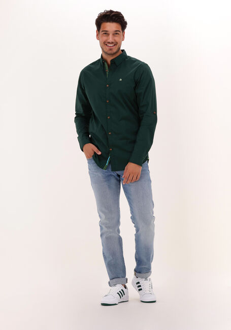 Grüne SCOTCH & SODA Casual-Oberhemd SLIM-FIT CONTRAST TRIMMED POPLIN SHIRT - large