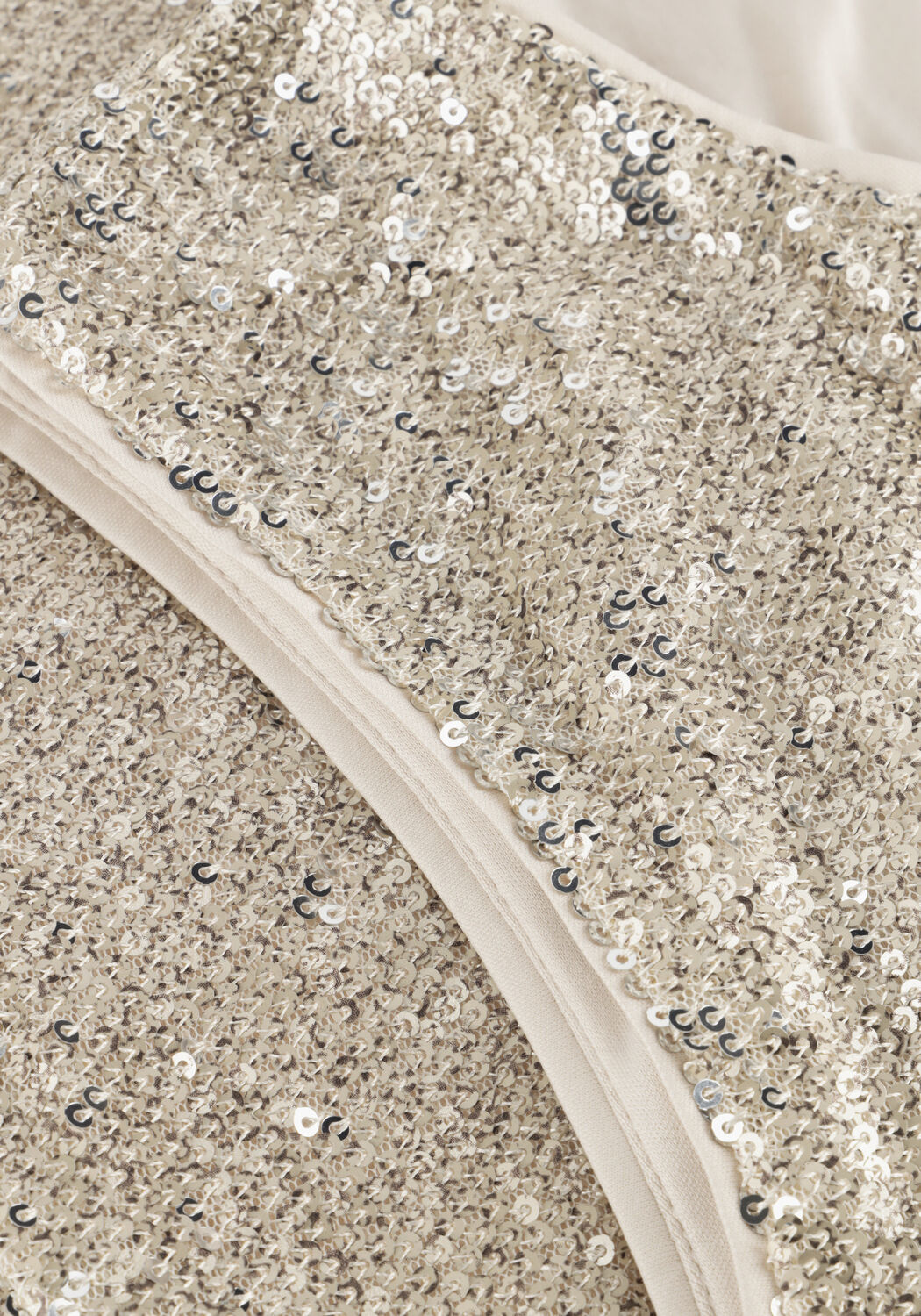 Goldfarbene MY ESSENTIAL WARDROBE Minikleid EDNAMW DRESS - large