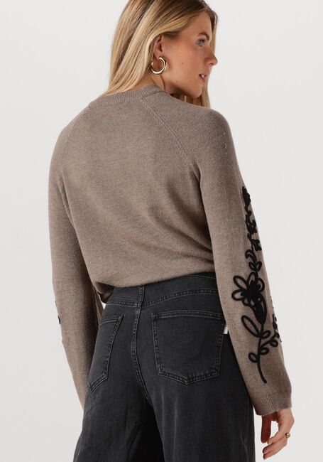 Taupe OBJECT Pullover OBJLANEY RUBIN LS PULLOVER NOOS - large