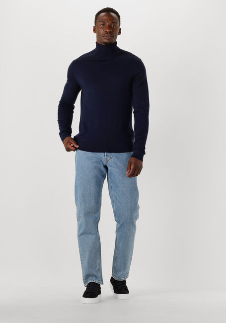 Dunkelblau SELECTED HOMME Rollkragenpullover SLHTRAY LS KNIT MERINO ROLL NECK - large
