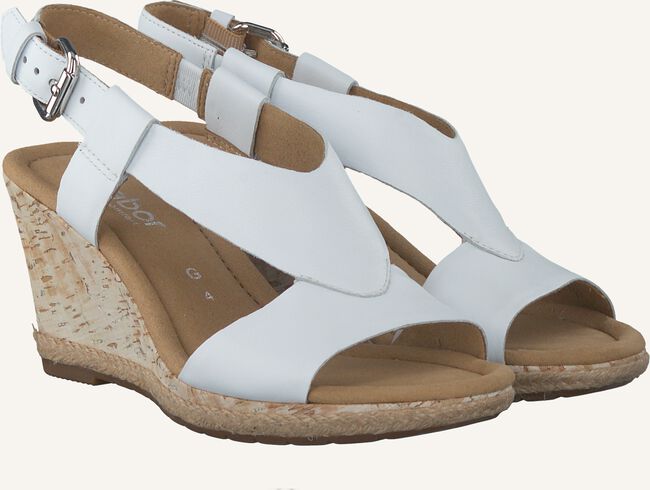 Weiße GABOR Flache Sandalen 62.821 Weiße GABOR Flache Sandalen 62.821 - large