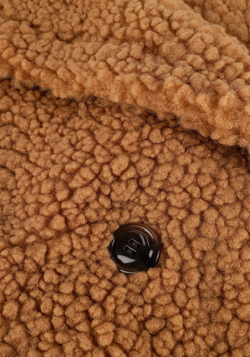 Camelfarbene UGG Teddy-Jacke GERTRUDE SHORT TEDDY COAT - large