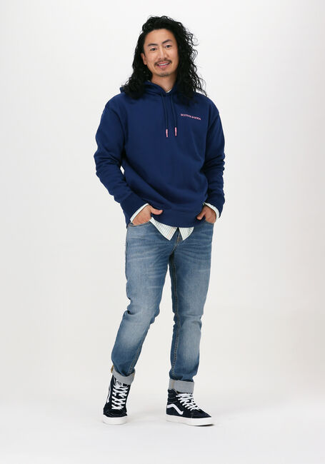 Dunkelblau SCOTCH & SODA Sweatshirt HOODED SWEATSHIRT IN ORGANIC C - large