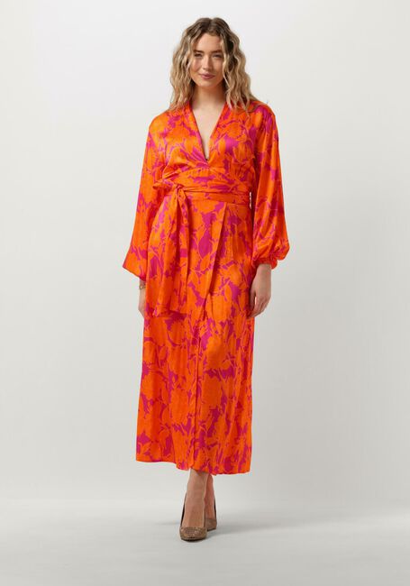 Orangene JANICE Maxikleid NOAH - large