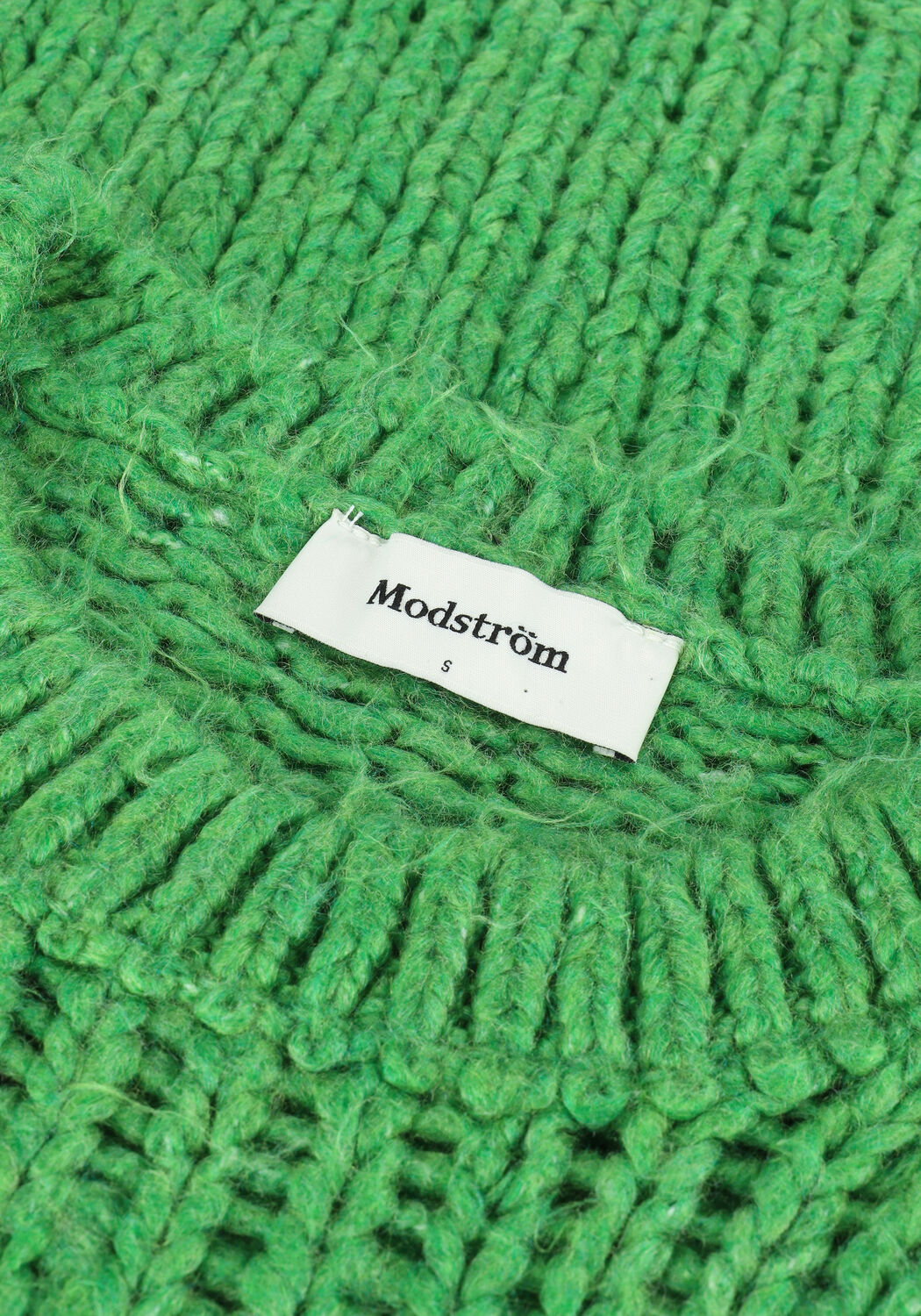 Gr&uuml;ne MODSTR&Ouml;M Pullover VALENTIA O-NECK - large